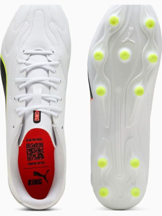 PUMA Play Fußballschuhe mit Stollen Weiß