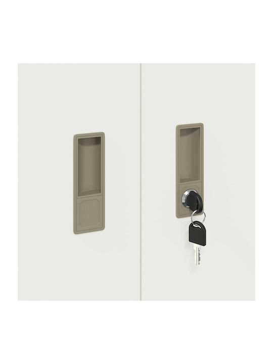 Kabinett Büro White 80x40x105cm
