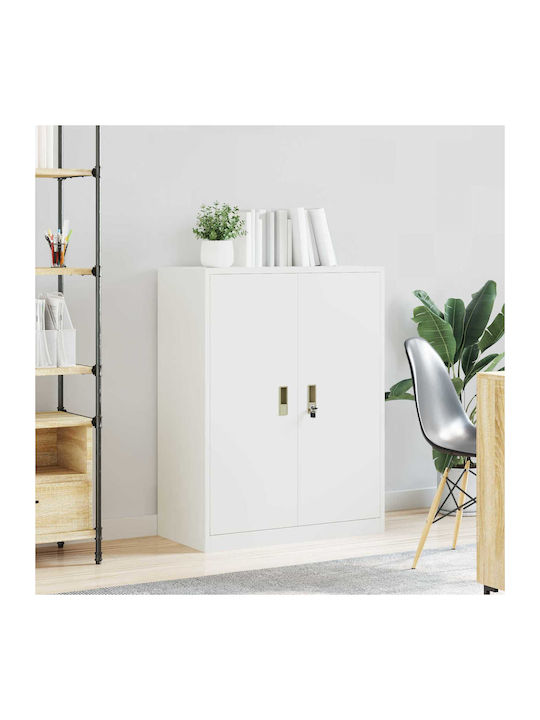 Kabinett Büro White 80x40x105cm