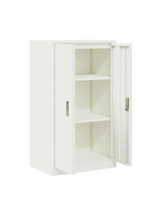 Ντουλάπι Γραφείου Μεταλλικό Λευκό 60x40x105cm