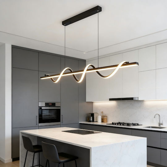 LED Κρεμαστό Φωτιστικό Μαύρο 100x100εκ. LED Κρεμαστό Φωτιστικό Μαύρο 100x100εκ.