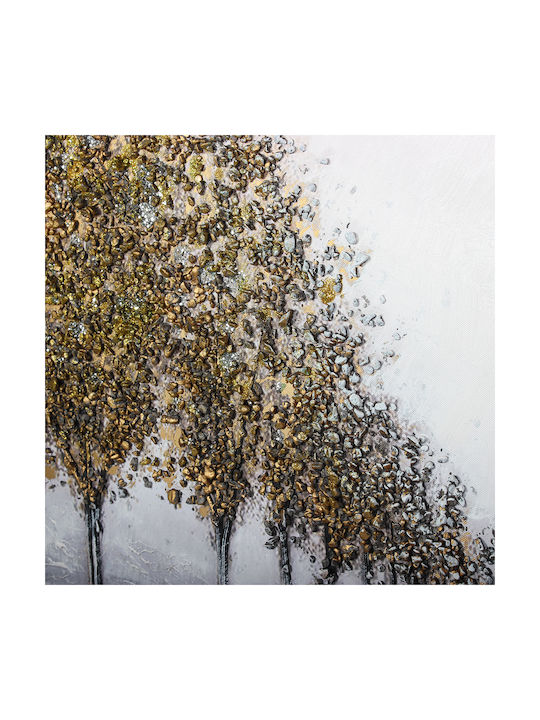 Wall Canvas Painting Handmade Oil Painting 120x60 Embossed Gold Frame Keskor 82576