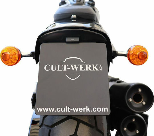 Cultwerk Motorrad-Kennzeichenhalterung