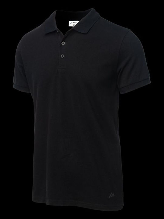 Polo Bluza Tricou Cu Mânecă Scurtă Neagră