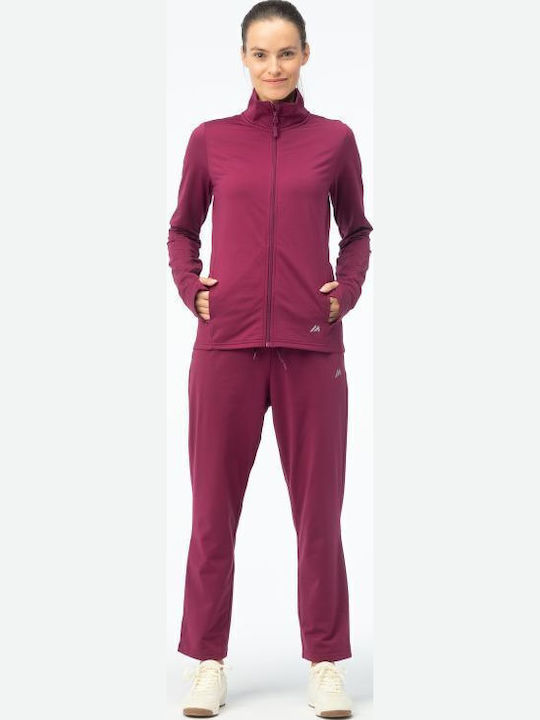 Damen Jacke in Burgundisch Farbe