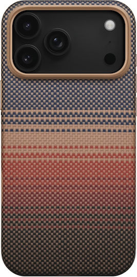 Pitaka Ultraguard Umschlag Rückseite Aramidfaser 0.1mm Orange (iPhone 17 Pro)