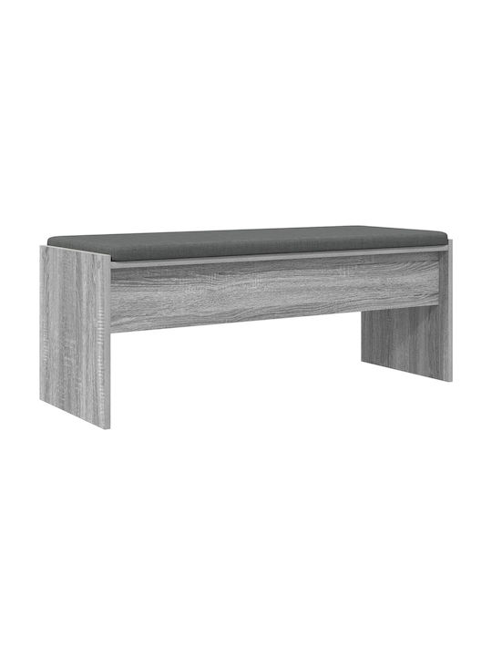 Entry Furniture with Bench Gray Sonoma 103x38x40cm