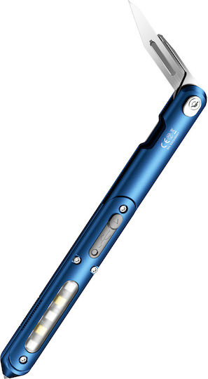 Wuben Wiederaufladbar Taschenlampe LED IP68 mit maximaler Helligkeit 130lm Rot