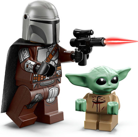 LEGO Star Wars The Mandalorian & Grogu Speeder Bike за 6+ Години 58 Бройки