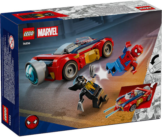 LEGO Marvel Spider-Man Mașină vs. Wolverine Venomizat pentru 7+