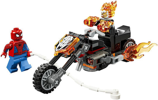 LEGO Marvel Spider-Man vs Ghost Rider Motorcycle for Ages 6+ 72 Pieces