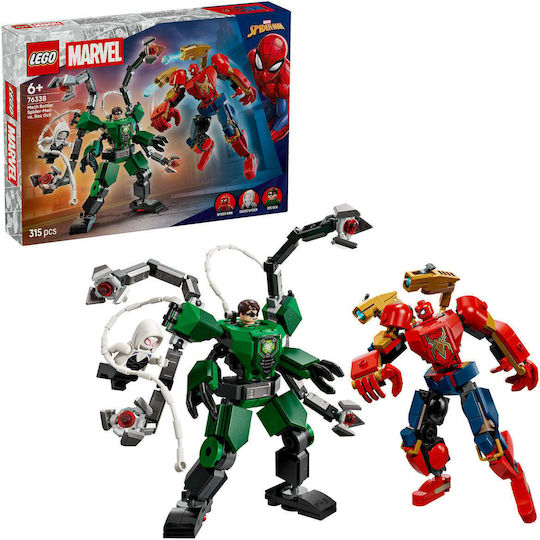LEGO Lego Marvel Mech Battle: Spider-Man gegen Doc Ock für 6+ Jahre 315 Stück