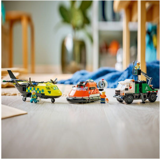 LEGO City Самолет Сервизен Камион и Ховъркрафт Remix за 7+ Години 990 Бройки