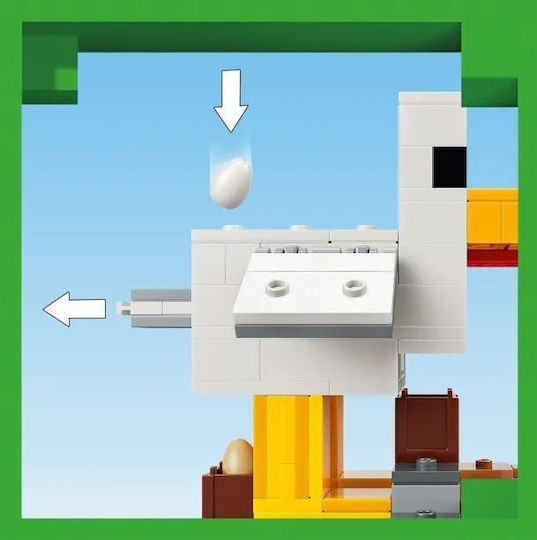 LEGO Minecraft Chicken Farm for Ages 7+ 233 Pieces