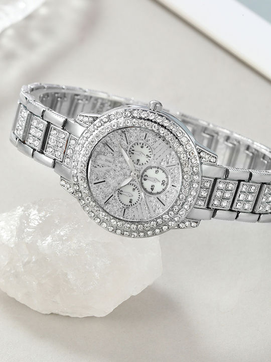 Luxury Quartz Watch & Watch Set Necklace Bracelet Earrings Ring