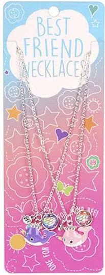 Gama Brands Hanging Double Necklace Jewelry Game Whales Crowns