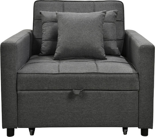 Mero Armchair Bed Gray 98x85x88cm