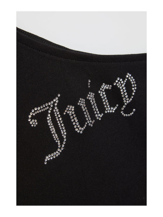 Women's Blouse with One Shoulder Black