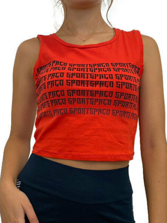 Women's Cotton Blouse Sleeveless Red