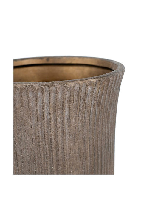 Artekko Decorative Vase Candia Brown 17.5x17.5x56.5cm