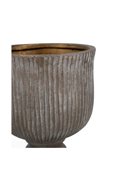 Artekko Decorative Vase Candia Brown 17.5x17.5x24cm