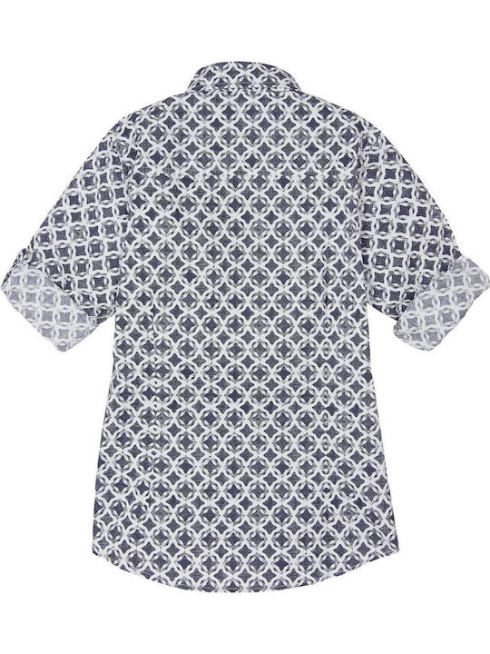 Kids Shirt Long Sleeve Blue