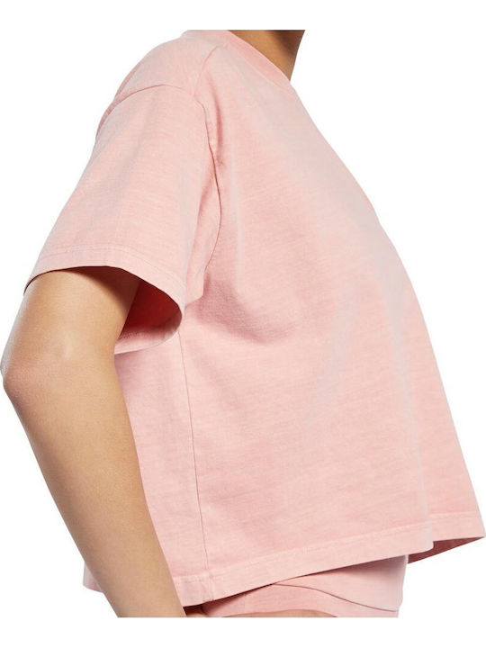 Classics Natural Dye Women's Athletic Crop T-shirt Frost Berry