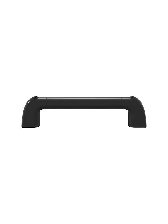 vidaXL Handle Furniture made of Metallic Black 380mm (Center Distance 34mm) 864708 12pcs