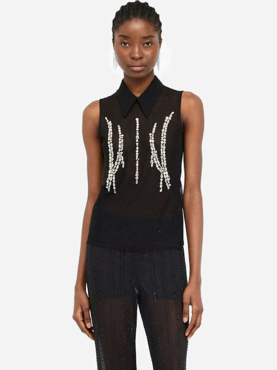 Women's Blouse Sleeveless Black