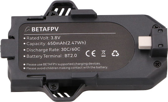 BetaFPV Li-Po Batterie 3,8V 650mAh 1S für Drohne