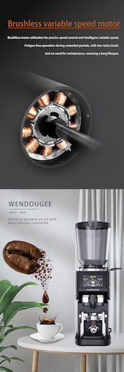 Coffee Grinder with Bean Hopper Capacity 1.5kg