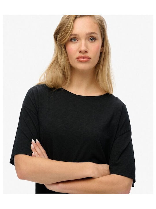 'studios Γυναικείο Oversized T-shirt Μαύρο