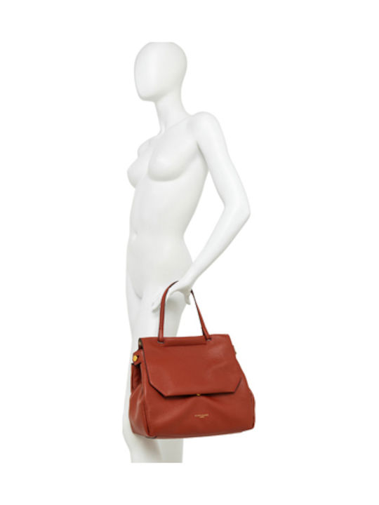 Leather Women's Bag Shoulder Burgundy