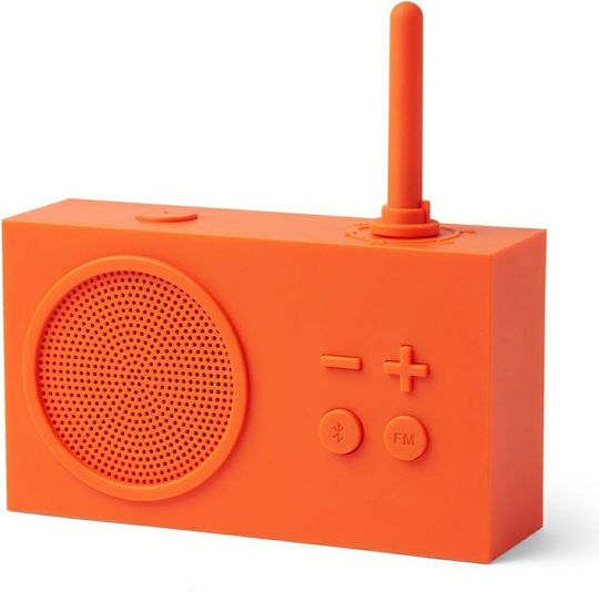 Lexon Tykho 3 Φορητό Ραδιόφωνο Επαναφορτιζόμενο με Bluetooth Πορτοκαλί