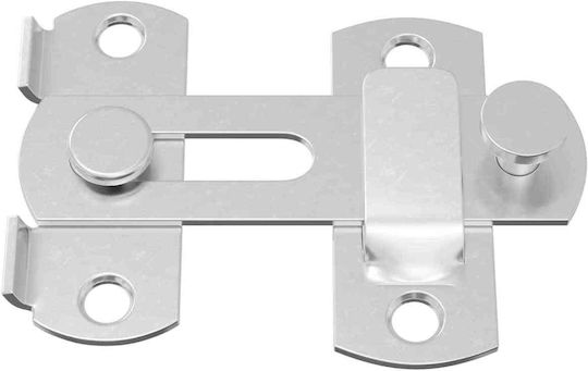 Μεταλλικός Κλειδαριάς Πόρτας 2 Pcs Ασημί 70 X 8 Mm Ατσάλι 864752 Ασήμι