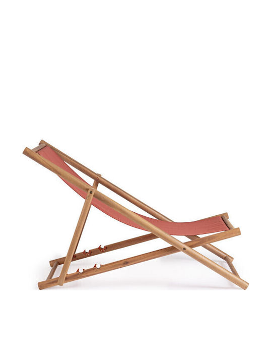 Outdoor Chair Wooden Danubio Terracotta