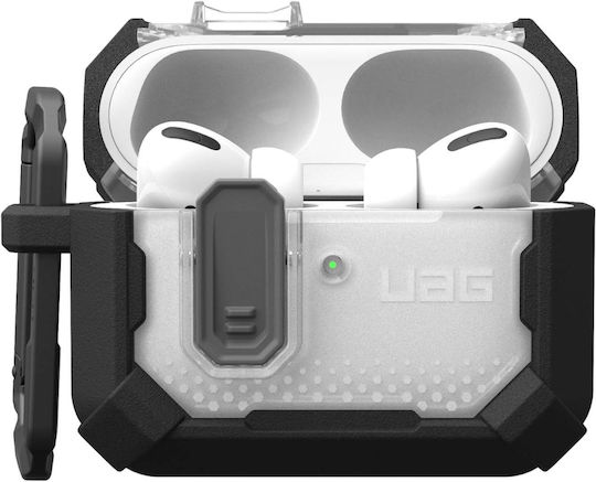 UAG Plasma Θήκη Πλαστική / Σιλικόνης με Γάντζο σε Μαύρο χρώμα για Apple AirPods Pro 3