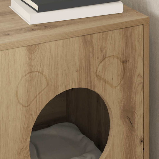 vidaXL Katzenbett Braun