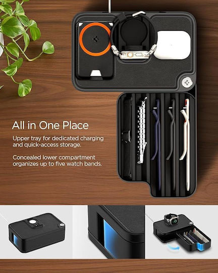 Spigen S340 Φορτιστής για Apple Watch Μαύρος