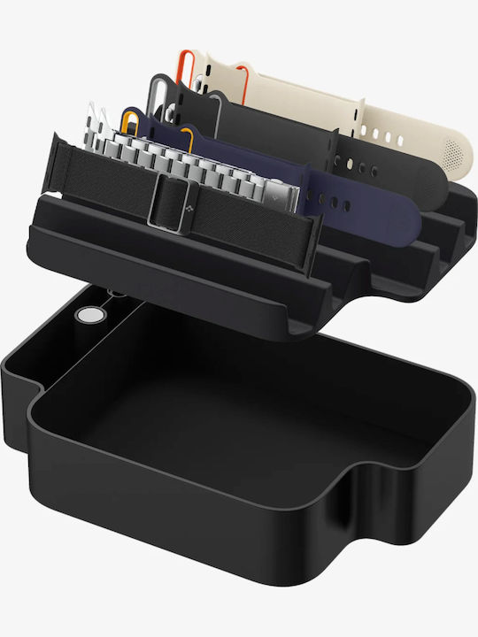 Spigen S340 Зарядно за Apple Watch Черен
