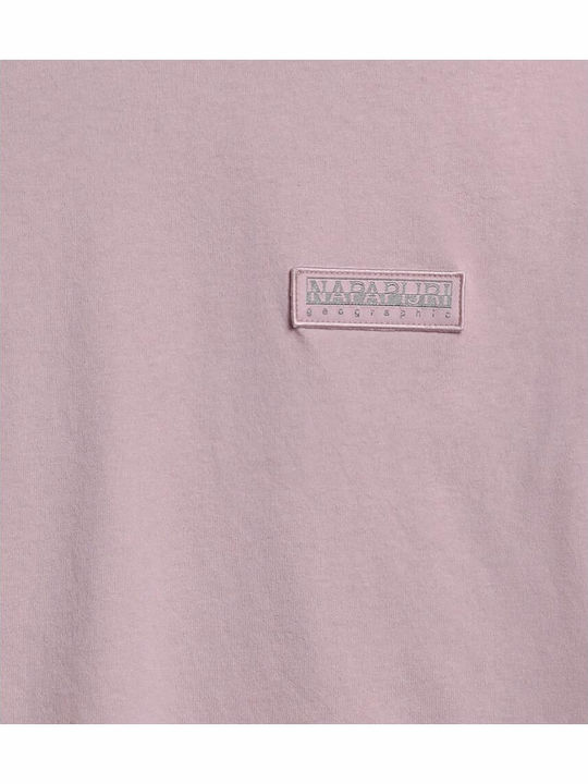 S-morgex Γυναικείο Αθλητικό Crop T-shirt Lilac Keep