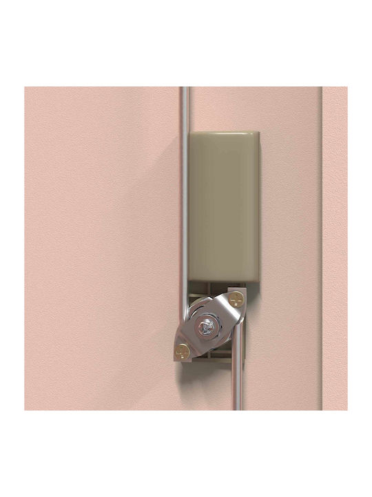 Cabinet de Birou Metalic Pink 60x40x90cm