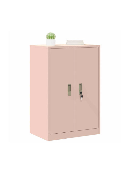Cabinet de Birou Metalic Pink 60x40x90cm