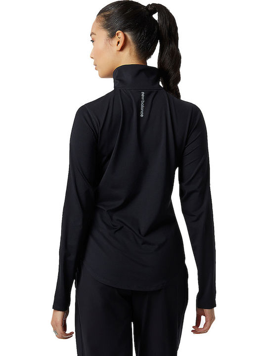 New Balance Accelerate Blouse Black