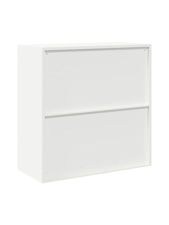Cabinet de Birou Metalic Alb 90x40x90cm