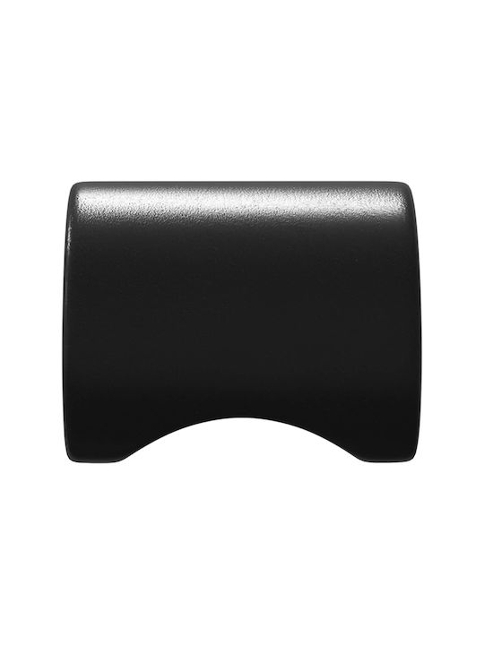 vidaXL Knob Furniture made of Metallic Black 864748 1pcs