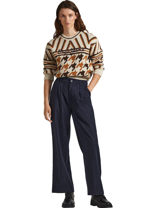E1 Drop 3a Deanna Women's Long Sleeve Beige Sweater