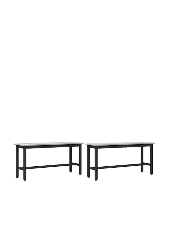 Bancă Exterior Lemnos 100x32.5x48.5cm