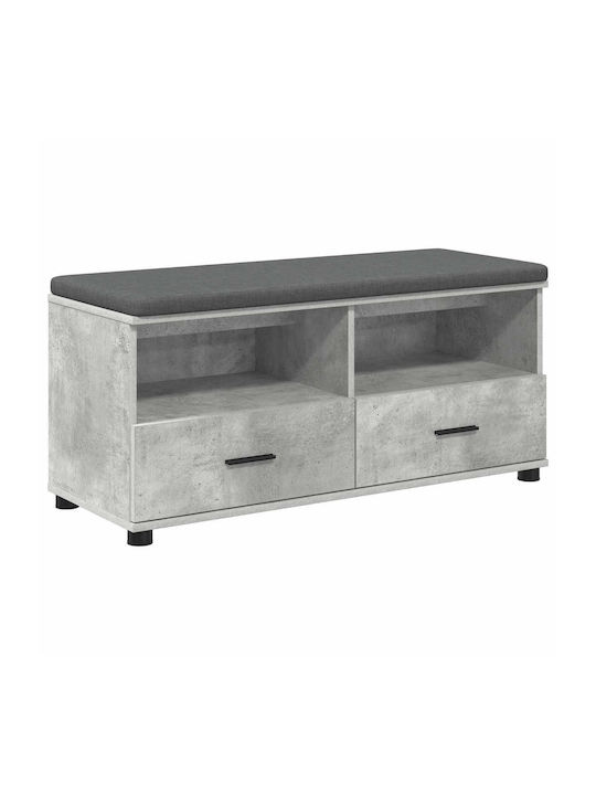 Eingangsmöbel mit Bank Gray 100x38x46cm