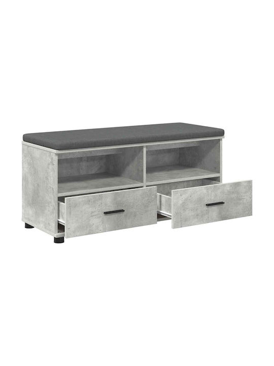Eingangsmöbel mit Bank Gray 100x38x46cm